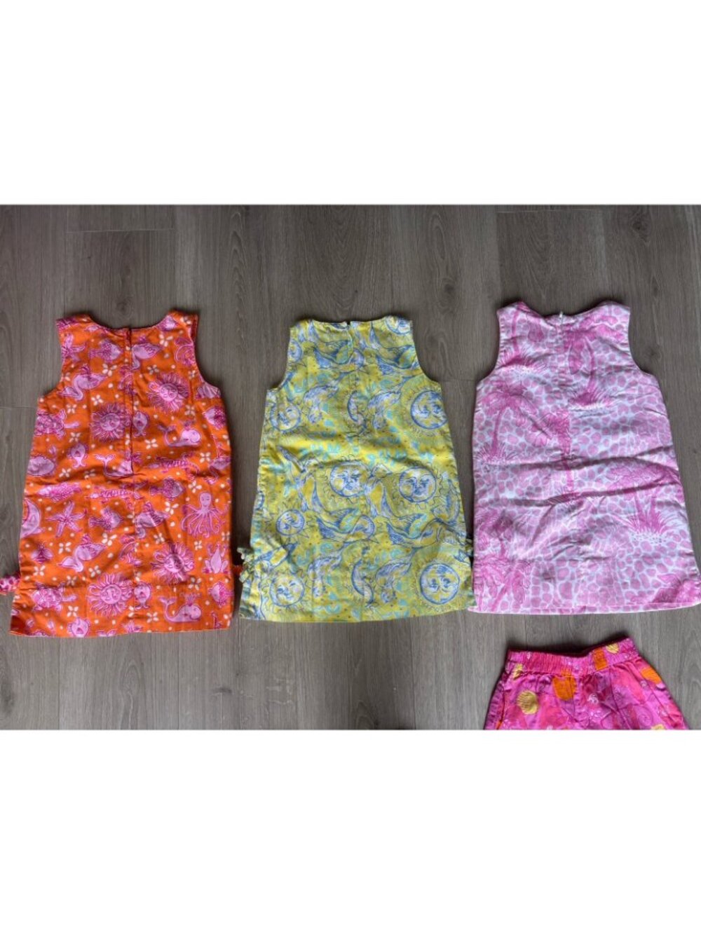 Lilly Pulitzer Dress Lot Toddler Girls Shift Dress Size 4 5 Shorts Dresses - Picture 6 of 15